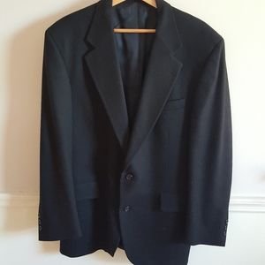 Pietrafesa 100% Black Wool Blazer Size 40 Regular